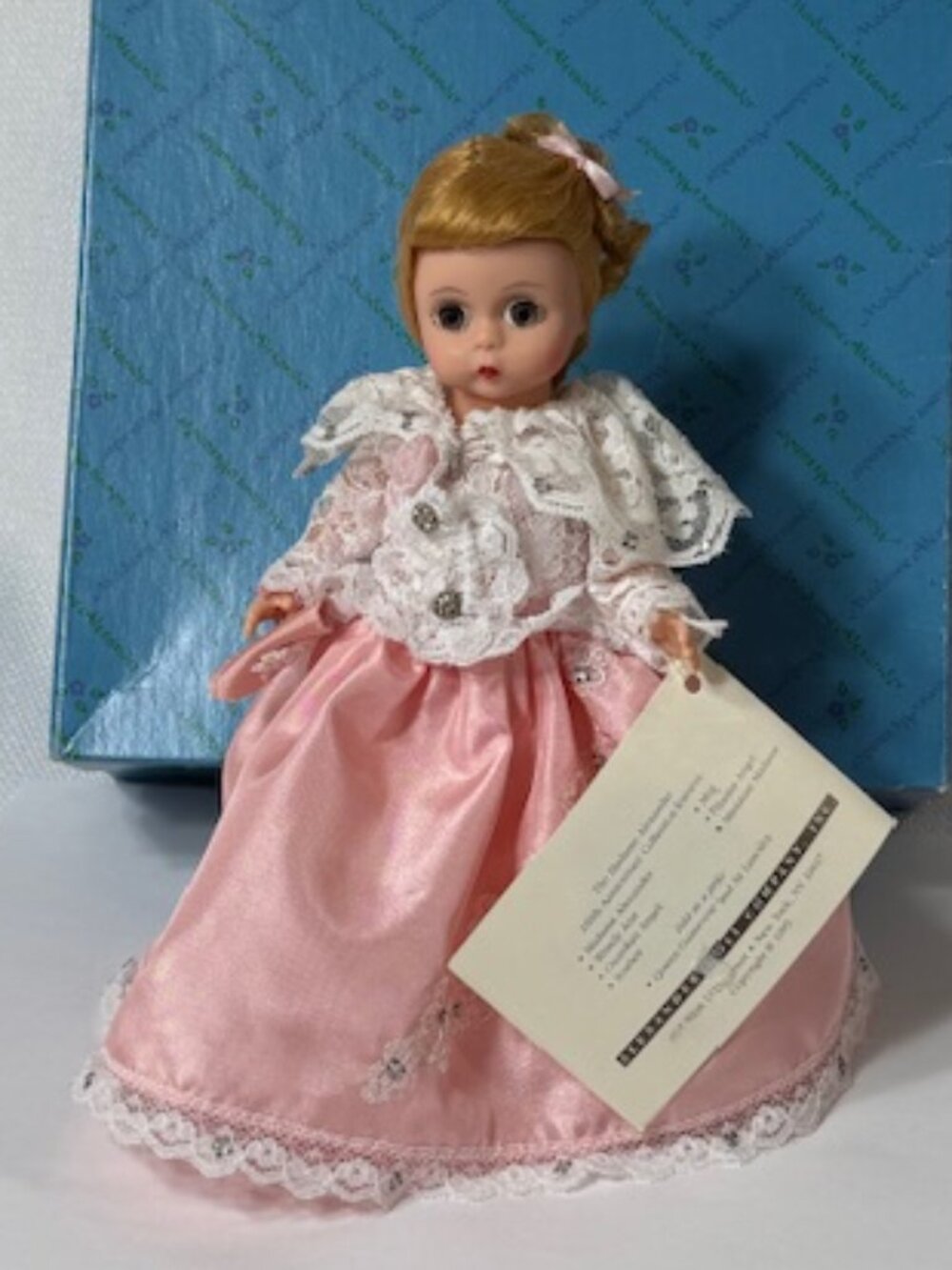 Madame Alexander restrung 8" Miniature Madame Alexander doll.